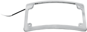 CUSTOM DYNAMICS LED License Plate Frame - Chrome LPF-RAD-C-LP