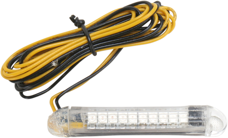 CUSTOM DYNAMICS TruFLEX? LED Strip - 2-3/16" - Amber/Clear TF10AC