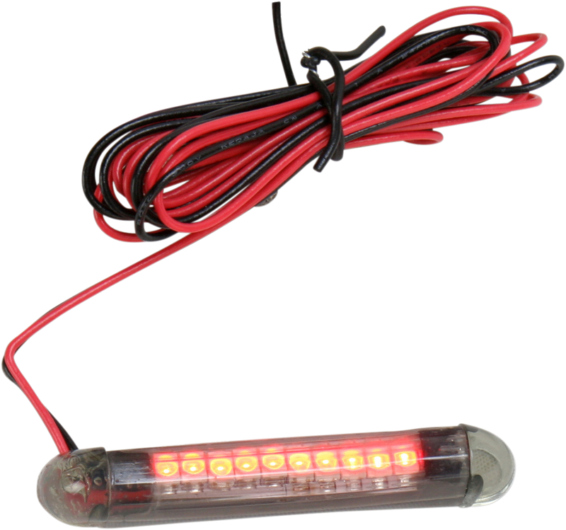 CUSTOM DYNAMICS TruFLEX? LED Strip - 2-3/16" - Red/Smoke TF10RS