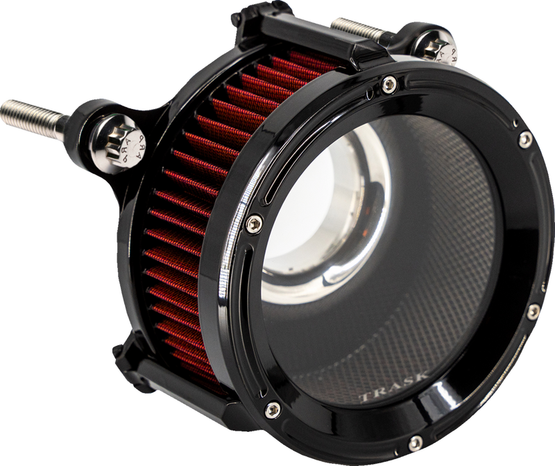 TRASK Assault Charge High-Flow Air Cleaner Kit - Gloss Black TM-1024GBK
