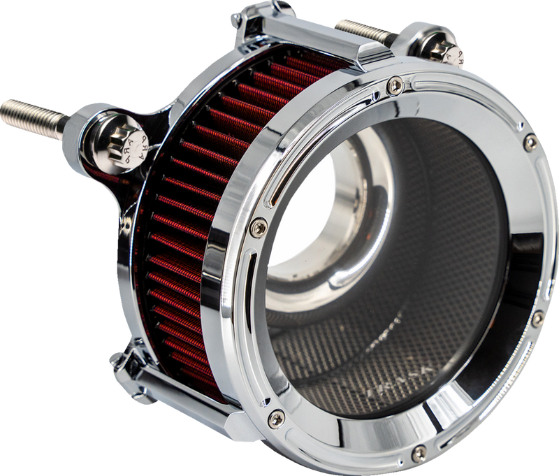 TRASK Assault Charge High-Flow Air Cleaner Kit - Chrome TM-1024CH