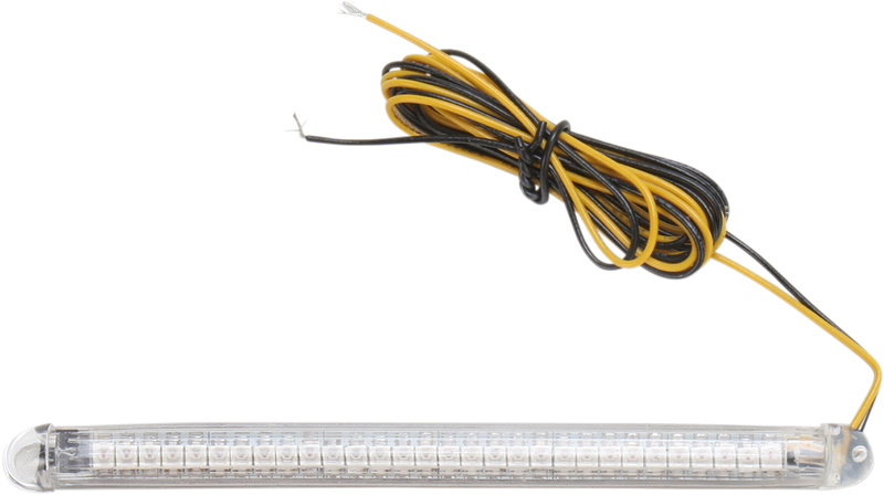 CUSTOM DYNAMICS TruFLEX? LED Strip - 4-1/2" - Amber/Clear TF30AC