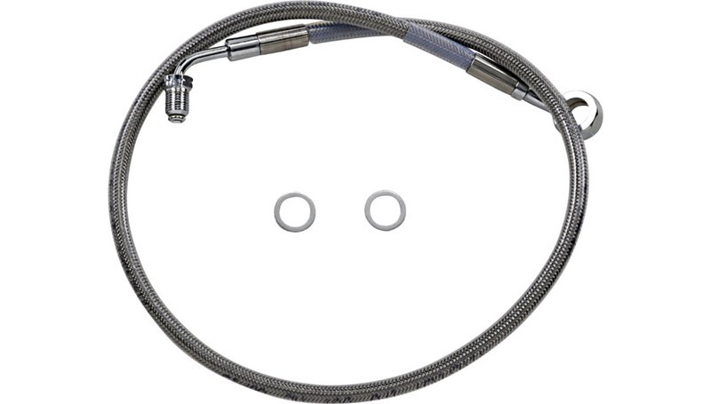 DRAG SPECIALTIES Brake Line - +6" - Stainless Steel - '18-'23 Softail - 618631-6