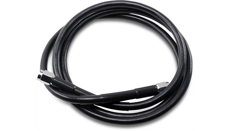 DRAG SPECIALTIES Universal Brake Line - Black - 52" - 852-BLK