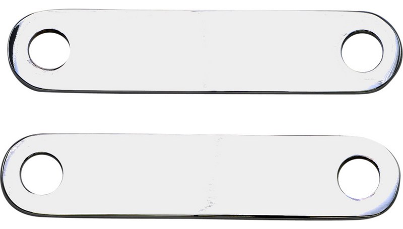 KLOCK WERKS Hugger Front Fender Mounting Blocks - For 16"/18" Wheels - Chrome - FL '86-'17 - KWFS-02-0103-C