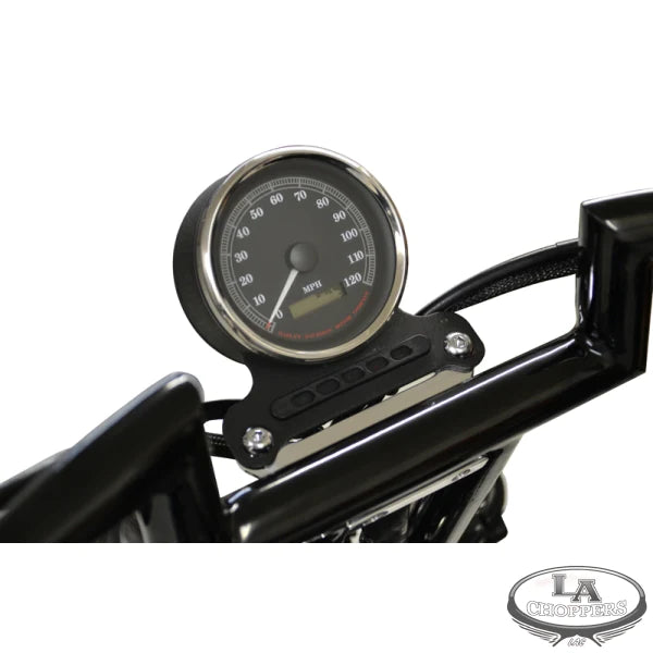 LA CHOPPERS 39MM GAUGE MOUNT FOR 1" T BARS - LA-7390-00