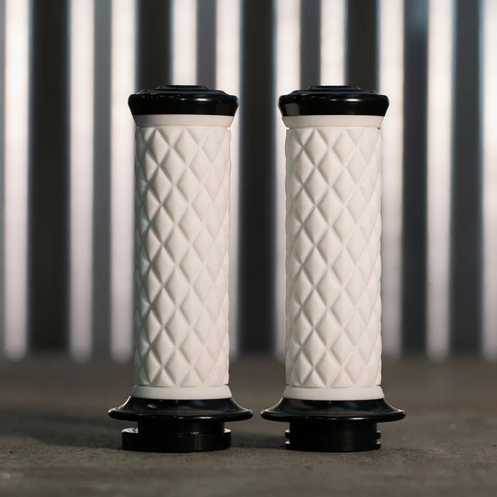 BILTWELL Grips - Alumicore - Replacement - White 6706-0201 - PartsOutlet.com.au