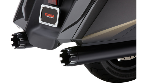 COBRA Dual Cut Mufflers - Honda GL 2012-2017 - Black 1219B - PartsOutlet.com.au