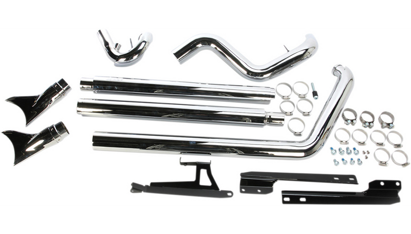 COBRA True Dual Exhaust - Fishtail - '07-'11 Softail 6988 - PartsOutlet.com.au