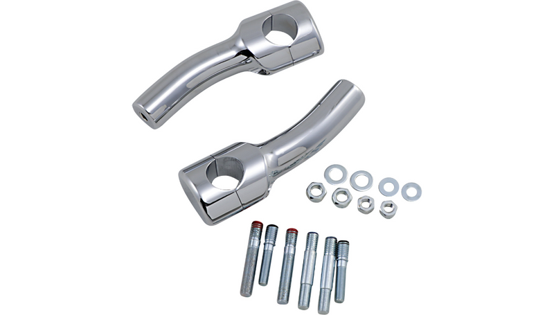 DRAG SPECIALTIES Risers 1 1/2" - Big Buffalo - Pullback - 5-1/2" - Chrome - 0602-0469