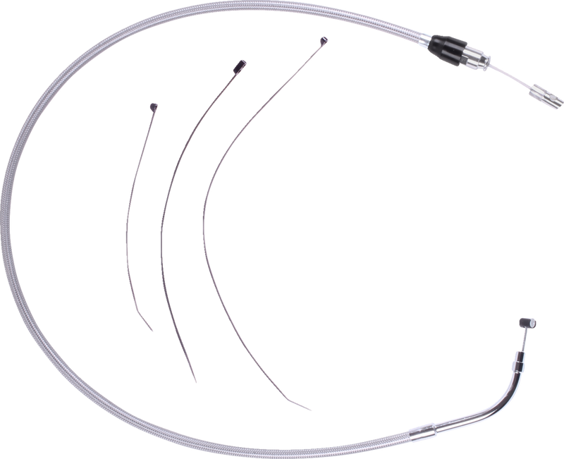 DRAG SPECIALTIES Quick Connect Clutch Cable - Upper - Stainless Steel 5323900HE