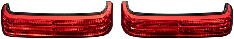 CUSTOM DYNAMICS Saddlebag Lights - BCM - Black/Red PB-SB-BCM-BR