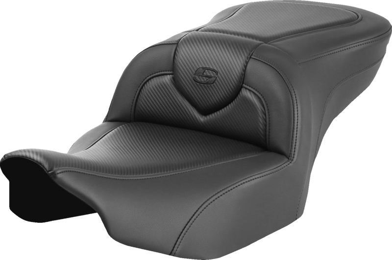 SADDLEMEN RoadSofa Seat - Carbon Fiber - without Backrest - FLTR/FLHX '23-'24 823-07-18500 - PartsOutlet.com.au