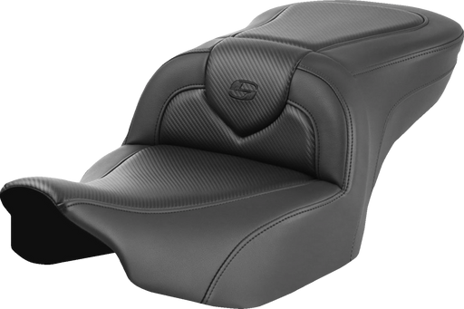 SADDLEMEN RoadSofa Seat - Carbon Fiber - without Backrest - FLTR/FLHX '23-'24 823-07-18500 - PartsOutlet.com.au