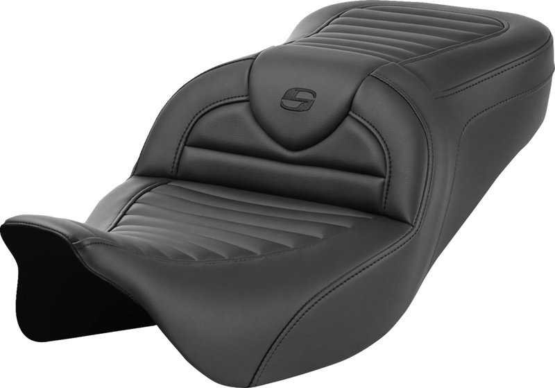 SADDLEMEN Roadsofa Seat - without Backrest - Tuck-n-Roll - FL '08-'23 808-07B-20200 - PartsOutlet.com.au