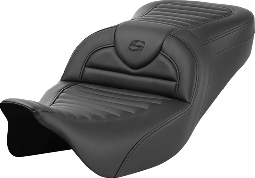 SADDLEMEN Roadsofa Seat - without Backrest - Tuck-n-Roll - FL '08-'23 808-07B-20200 - PartsOutlet.com.au