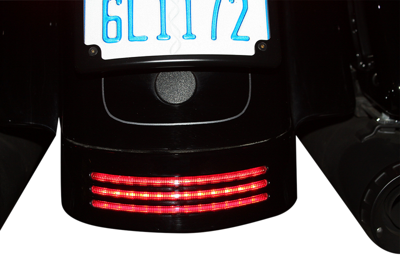 CUSTOM DYNAMICS TriBar LED Light - Red PB-TRI-4-RED