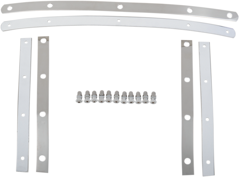 MEMPHIS SHADES Fats Windshield Hardware Straps - Stainless Steel MEM0913 - PartsOutlet.com.au