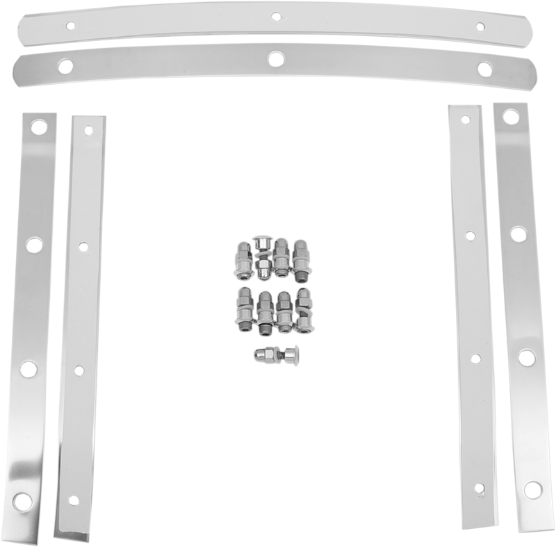 MEMPHIS SHADES Slim Windshield Hardware Straps - Stainless Steel MEM0914 - PartsOutlet.com.au
