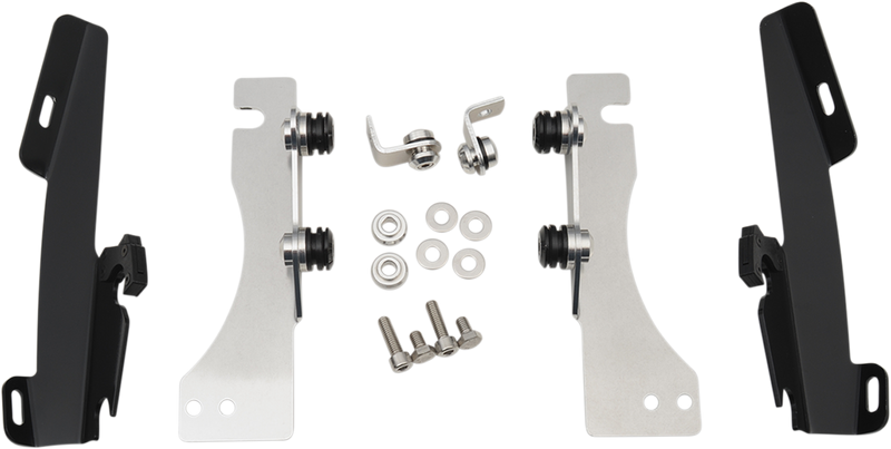 MEMPHIS SHADES Batwing Trigger Lock Mounting Kit - Suzuki 2001-2020 - Black MEM8993 - PartsOutlet.com.au