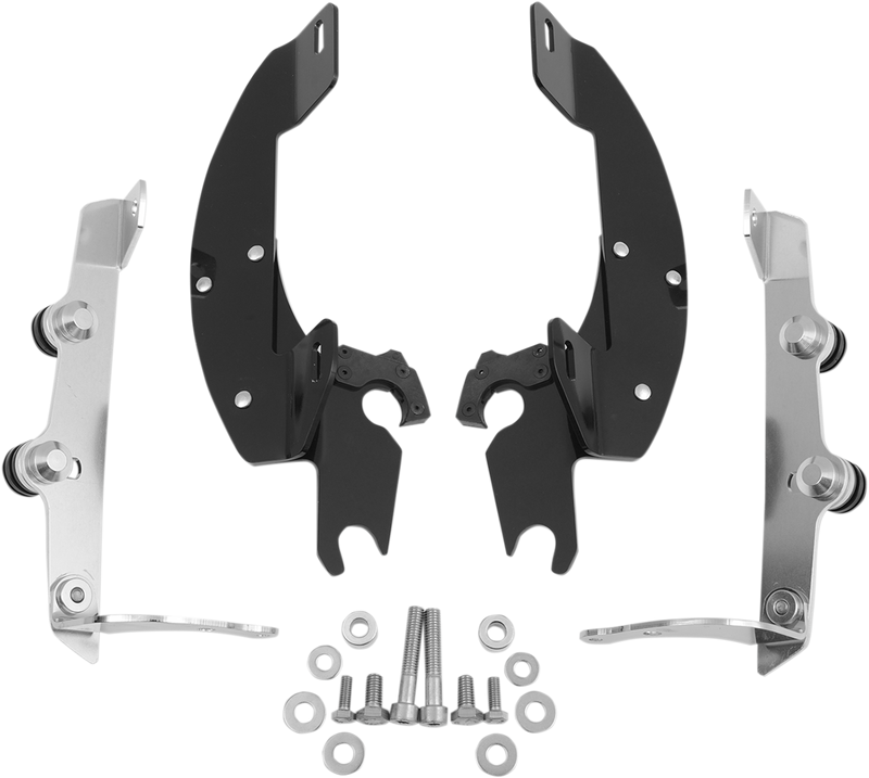 MEMPHIS SHADES Batwing Trigger Lock Mounting Kit - Honda Aero 2004-2024 - Black MEK1900 - PartsOutlet.com.au