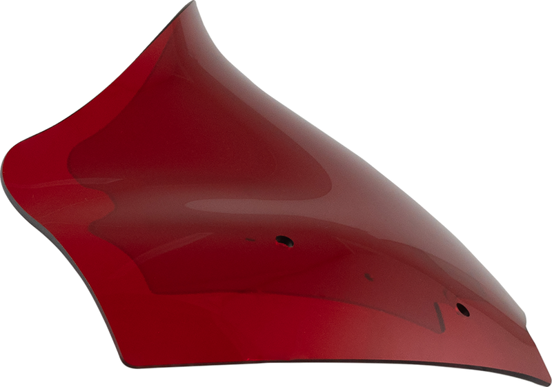 KLOCK WERKS Kolor Flare* Windshield - 10" - Red - FLTR KWW-01-0715