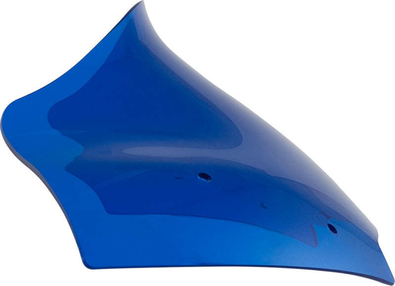 KLOCK WERKS Kolor Flare* Windshield - 10" - Blue - FLTR KWW-01-0719