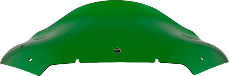 KLOCK WERKS Kolor Flare* Windshield - 10" - Green - FLTR KWW-01-0718