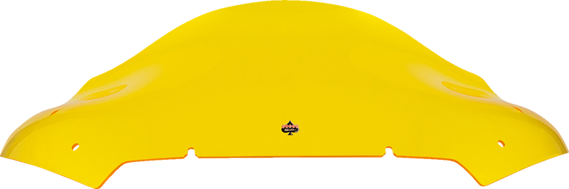 KLOCK WERKS Kolor Flare* Windshield - 10" - Yellow - FLTR KWW-01-0717