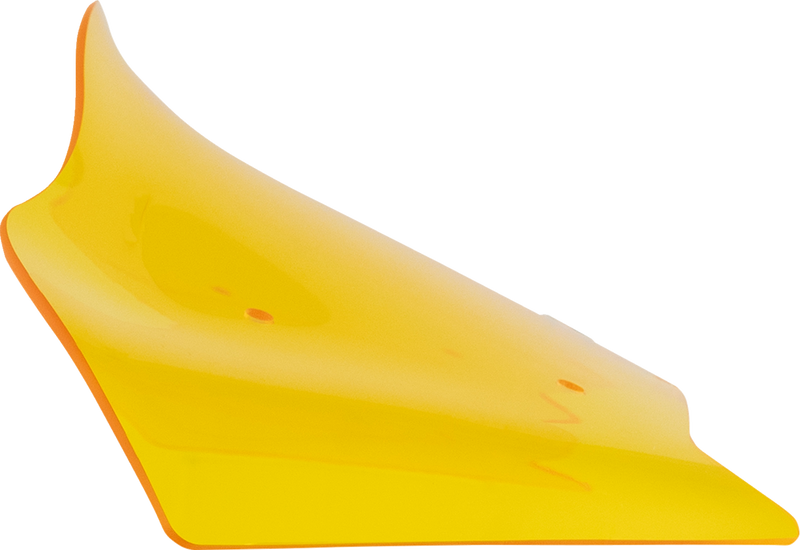 KLOCK WERKS Kolor Flare Windshield - 8" - Yellow - Street Glide FLHX 2024+ - KWW-01-0730