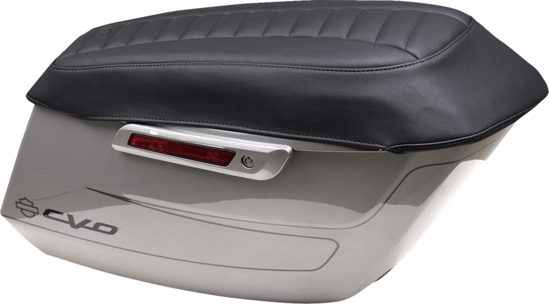 MUSTANG Deluxe Saddlebag Lid Coers - Black - Touring 88404