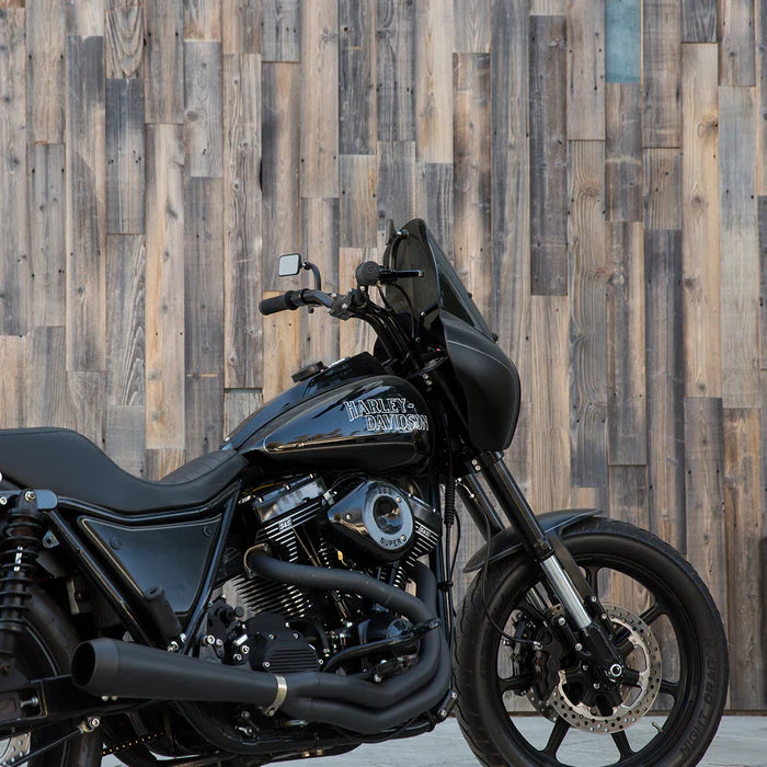 BILTWELL Handlebar - Tracker - TBW & Slotted - Black 6007-2017 - PartsOutlet.com.au