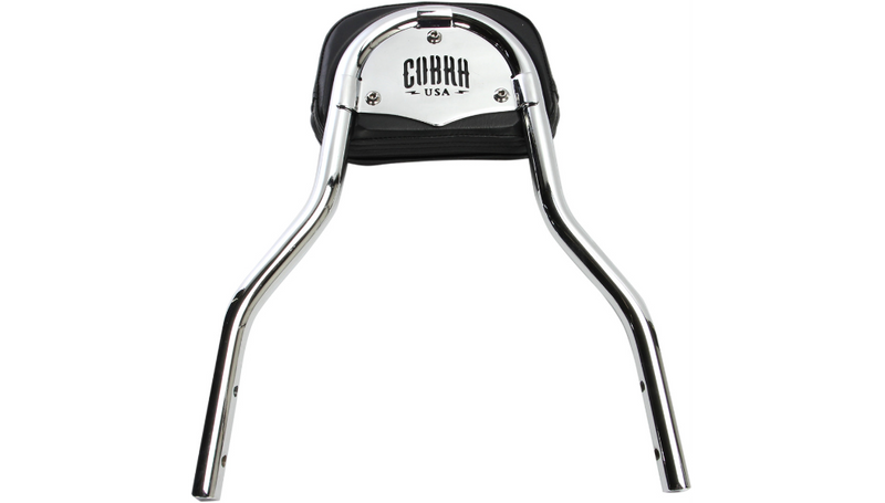 COBRA Backrest Kit - 14" - Chrome - '06-'17 Softail - 602-2002