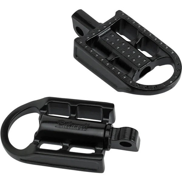 BILTWELL Mushman Footpegs - Black 7002-201-01 - PartsOutlet.com.au