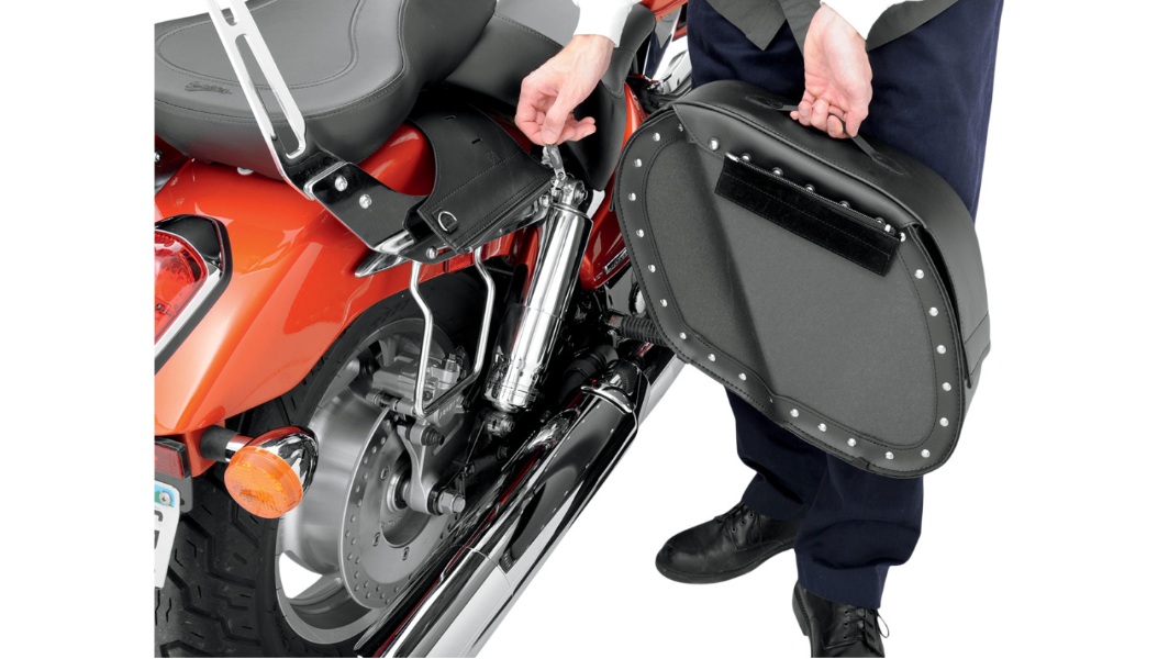 SADDLEMEN Drifter Saddlebags with Shock Cutaway 3501-0576 - PartsOutlet.com.au