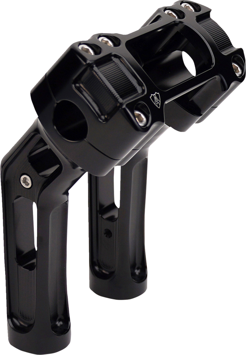 ARLEN NESS Risers - Method - Softail Gauge Cut-Out - 7" - Black 520-055