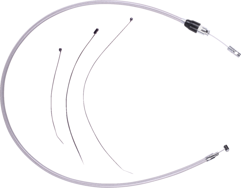 DRAG SPECIALTIES Quick Connect Clutch Cable - Upper - Stainless Steel 53238-2HE