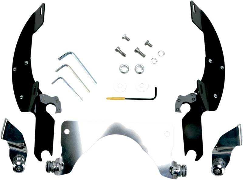 MEMPHIS SHADES Batwing Trigger Lock Mounting Kit - Suzuki C90/T 2005-2009 - Black MEK1919 - PartsOutlet.com.au