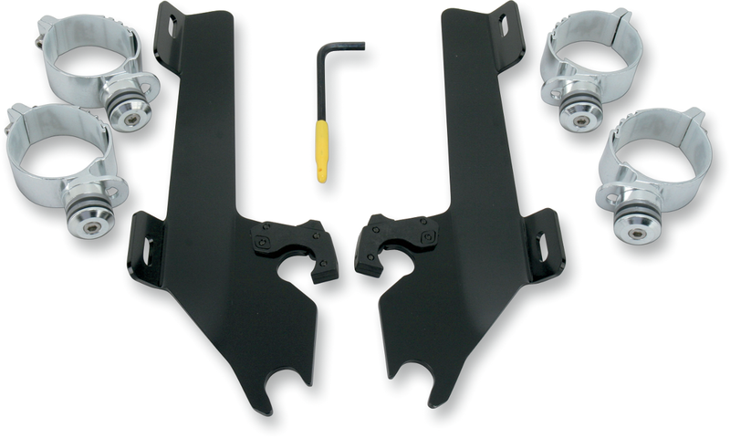 MEMPHIS SHADES Batwing Trigger Lock Mounting Kit - Kingpin - Black MEK1928 - PartsOutlet.com.au