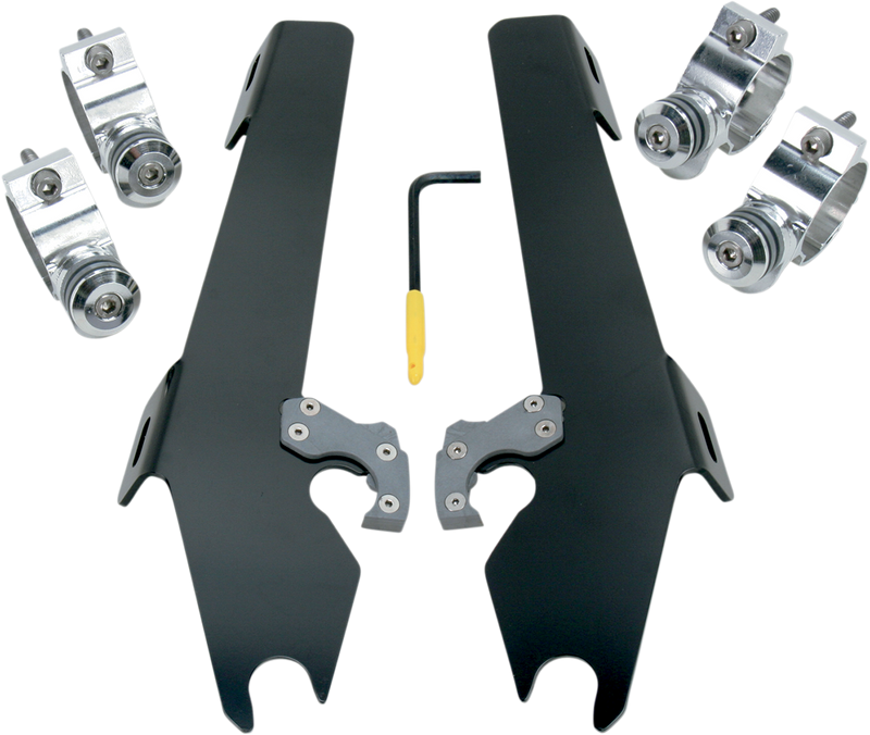 MEMPHIS SHADES Batwing Trigger Lock Mounting Kit - Vegas 2004-2015 - Black MEK1930 - PartsOutlet.com.au