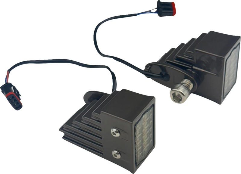 CUSTOM DYNAMICS LED Turn Signals - Front - Dark Bronze CD-LRST-FTS-D