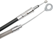 DRAG SPECIALTIES High-Efficiency Braided Stainless Steel Clutch Cable - Standard Full Length 5322405HE