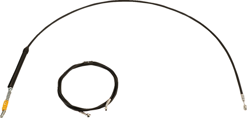 LA CHOPPERS Handlebar Cable/Brake Line Kit - 12" - 14" Ape Hanger Handlebars - Black Vinyl - Touring '23-'24 - LA-8063KT-13B