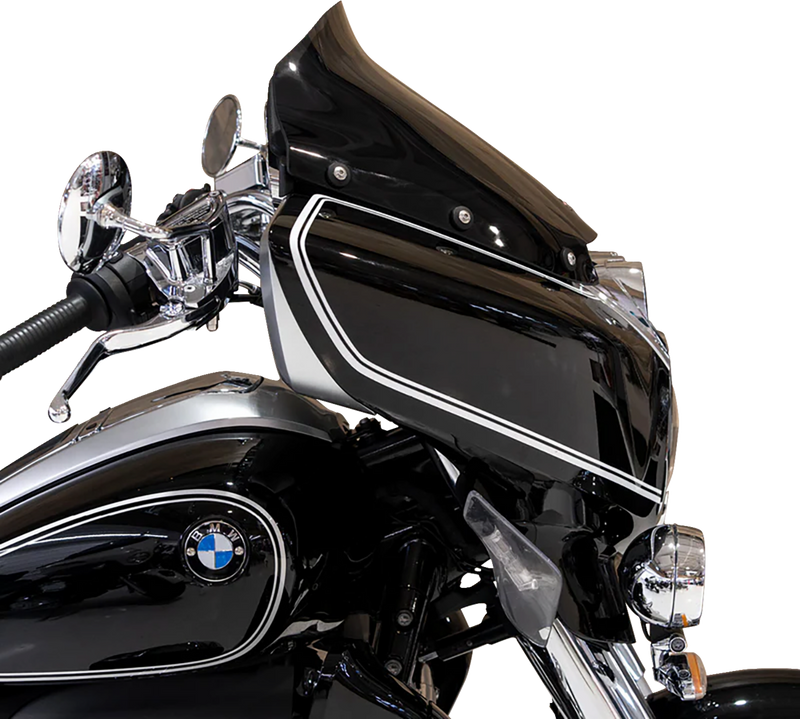 KLOCK WERKS Flare Windshield - 14-1/2" - Dark Smoke - BMW R18 '22-'24 - KWW-06-0608-DS