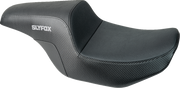 SLYFOX Drifter Tour Seat - Vinyl w/ Slipstop - Gray Logo - FL '23-'24 4685B-Slyfox