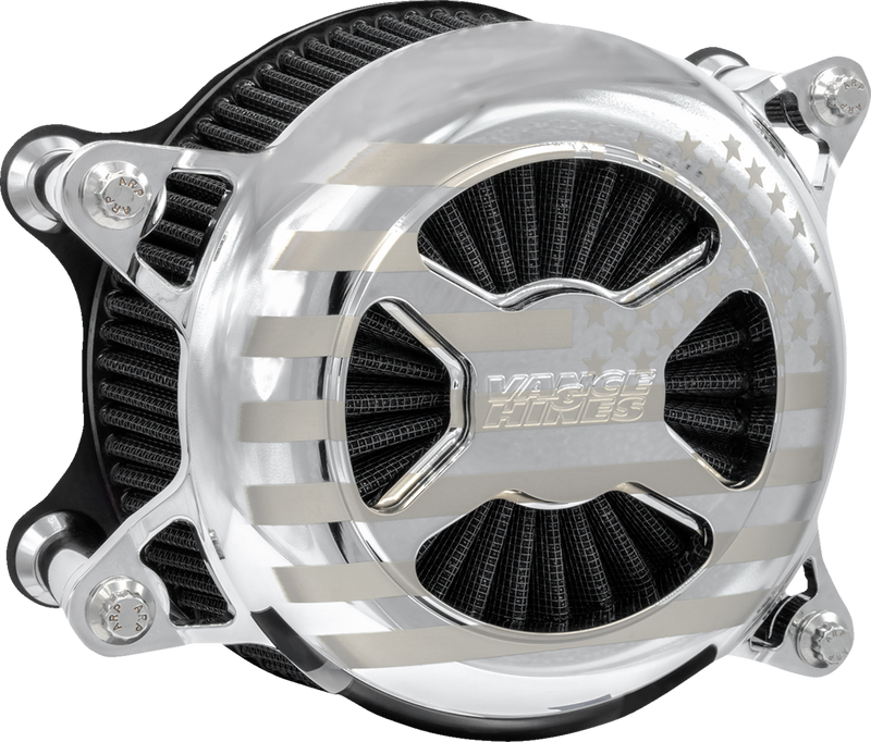 VANCE & HINES VO2 America Air Cleaner - Chrome - FL '23-'25 - 72046FG