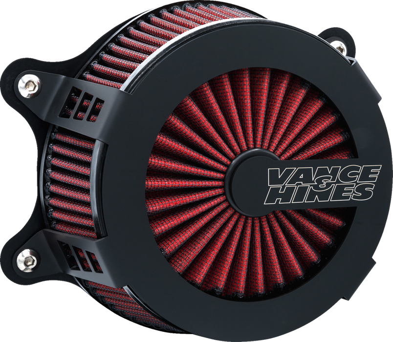 VANCE & HINES VO2 Cage Fighter Air Intake Kit - Black - FL '23-'24 - 41106