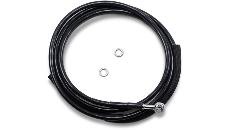 DRAG SPECIALTIES Clutch Line - 74-1/8" - FL '17-'20 - 51703-4BLK