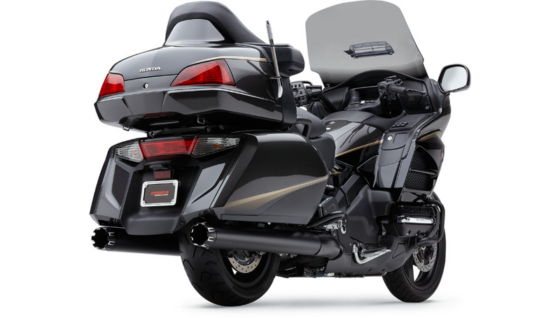 COBRA Dual Cut Mufflers - Honda GL 2012-2017 - Black 1219B - PartsOutlet.com.au