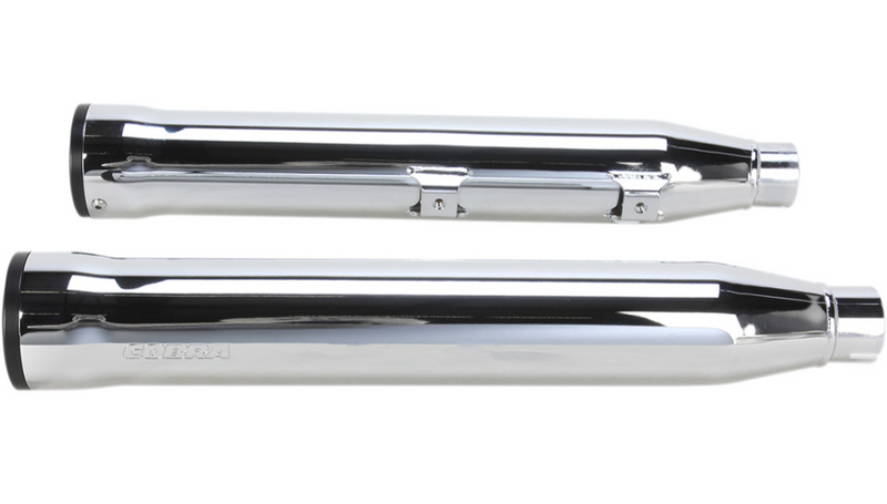 COBRA 3" RPT Mufflers for '07-'17 Softail - Chrome - 6053